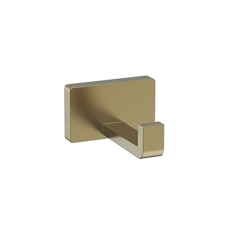 Plumbline Venice Robe Hook Brushed Brass