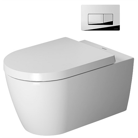 Duravit ME by Starck Rimless Wall-Hung Toilet Suite