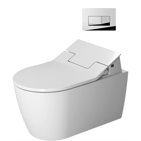 Duravit ME by Starck Wall-Hung Toilet Suite with SensoWash® Slim Seat