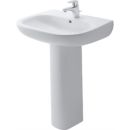 Duravit D-Code 600mm Basin and Pedestal