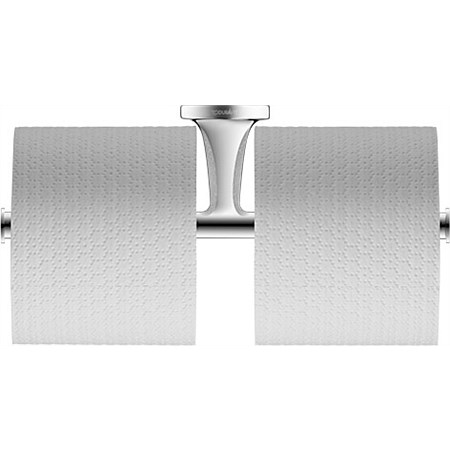 Duravit Starck T Double Toilet Roll Holder Chrome