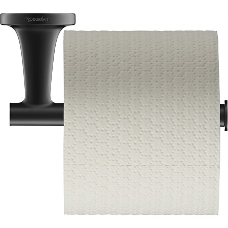 Duravit Starck T Toilet Roll Holder Matt Black