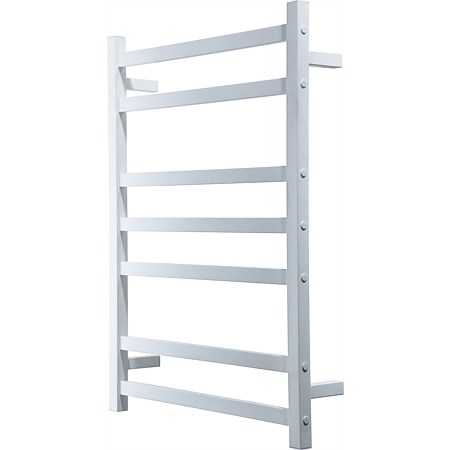 Heirloom Studio 1 7 Bar Heated Towel Warmer Matt White