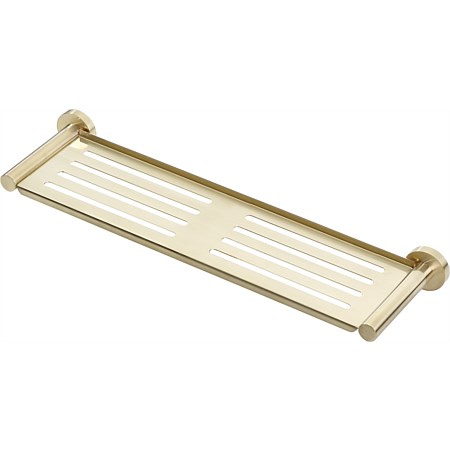 Heirloom Aura Metal Shelf Brushed Brass