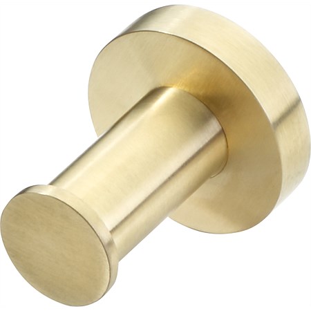 Heirloom Aura Robe Hook Brushed Brass