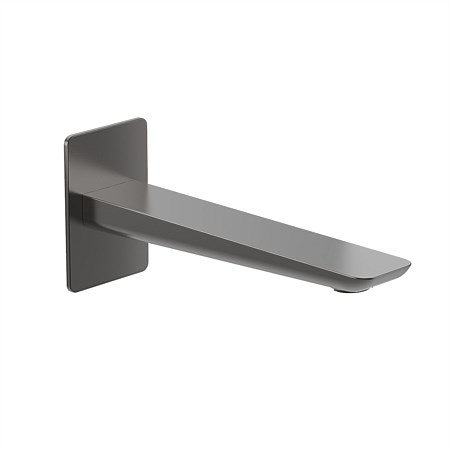 Progetto Venice Wall Mount Bath Spout Brushed Gunmetal