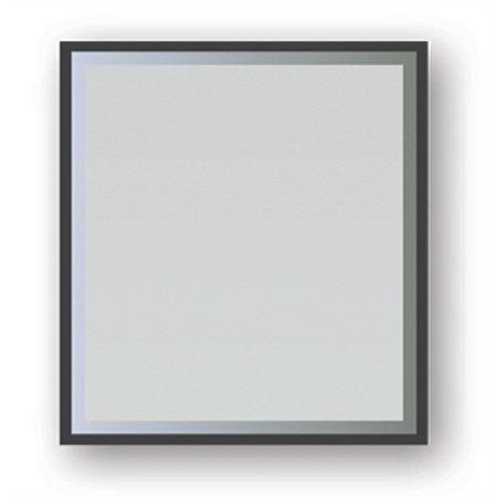 Newtech Broadway Mirror 600mm with LED Lighting and Demister Black