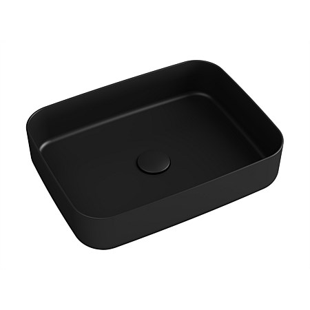 Newtech Toni Rectangular Vessel Basin 500mm Matte Black