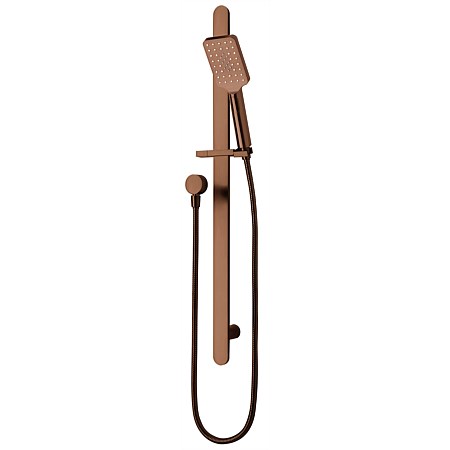 Voda Olympia 3 Function Slide Shower (Square) Brushed Copper