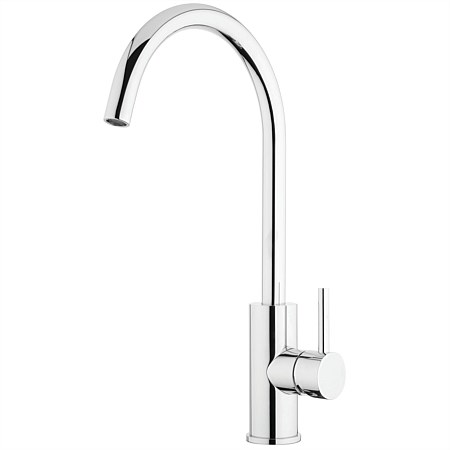 Voda Storm Gooseneck Sink Mixer Cold Start Chrome