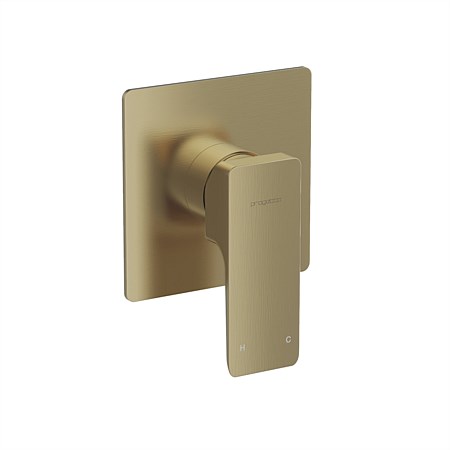 Progetto Venice Shower Mixer Brushed Brass