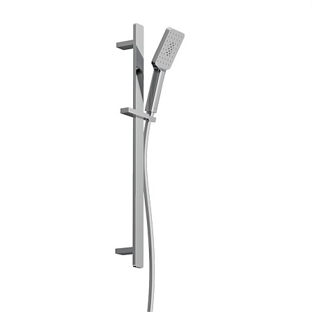Plumbline Venice Square Slide Shower Chrome