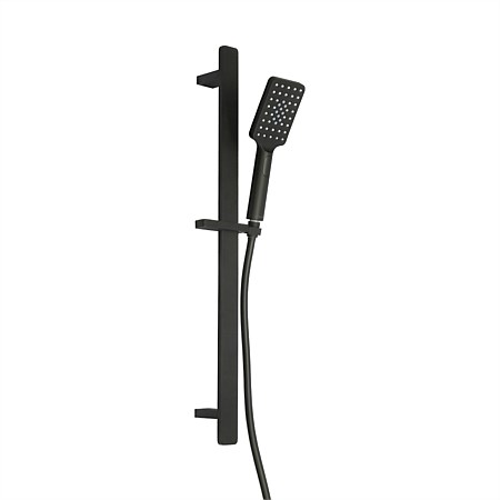 Progetto Venice Square Slide Shower Matte Black