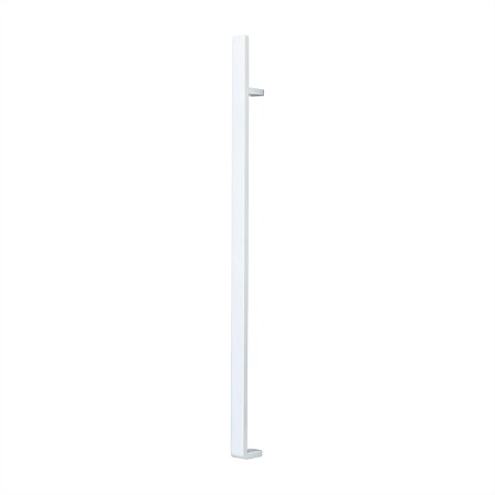 Icona Mont Vertical Pole Towel Rail 1000mm Matte White