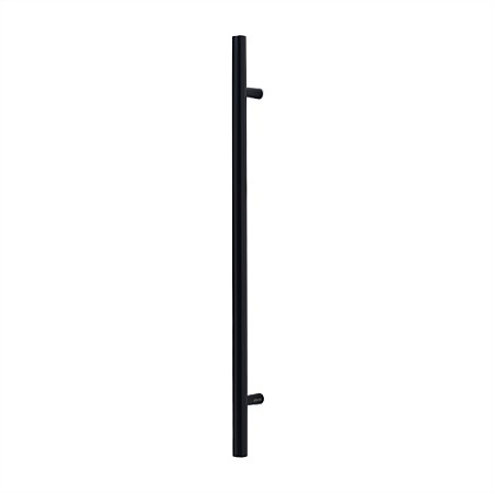 Icona Chateau Vertical Pole Towel Rail 1000mm Matte Black