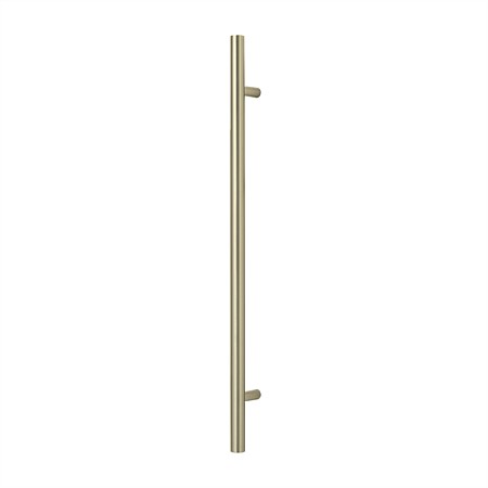 Icona Chateau Vertical Pole Towel Rail 1000mm Brushed Gold