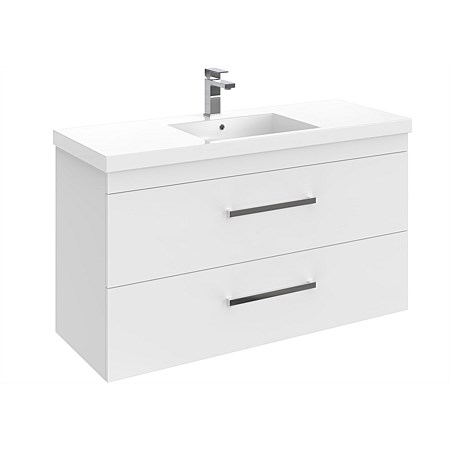 LeVivi York Neo 1200mm Double Stack Wall-Hung Vanity White