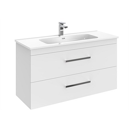 LeVivi York 1200mm Double Stack Wall-Hung Vanity White