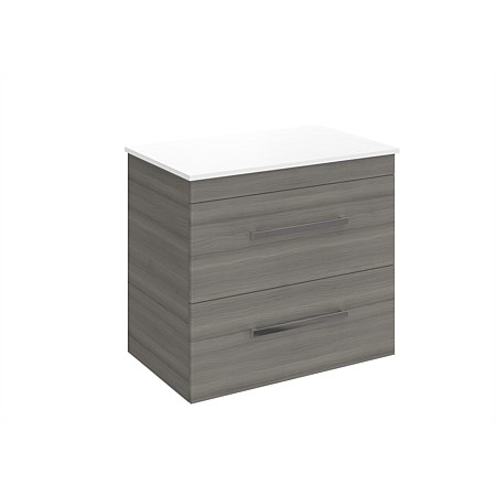 LeVivi York Prima 750mm Double Stack Wall-Hung Vanity Elm