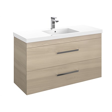 LeVivi York Neo 1200mm Double Stack Wall-Hung Vanity Driftwood