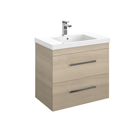 LeVivi York Neo 750mm Double Stack Wall-Hung Vanity Driftwood