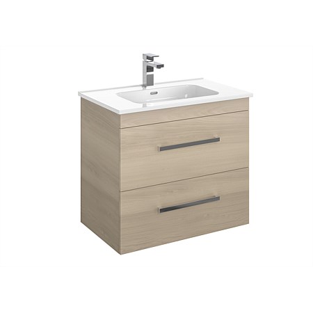 LeVivi York 750mm Double Stack Wall-Hung Vanity Driftwood