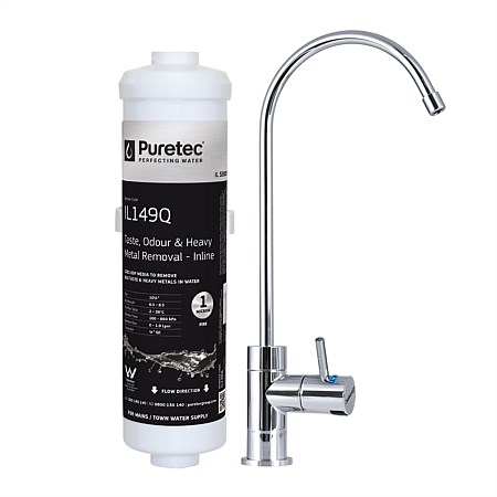 Puretec X3 Inline Undersink Filter System 1.9 Lpm