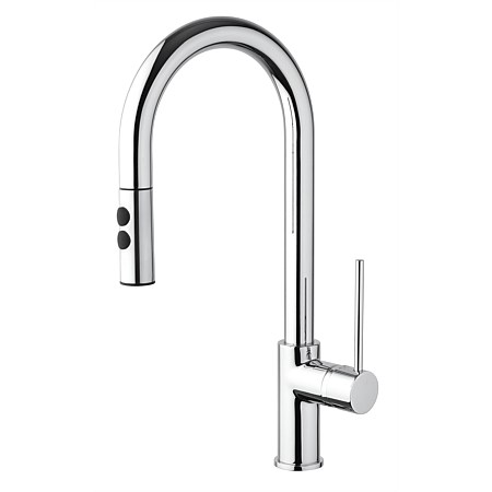 Paini Cox 2 Function Pull-Out Spray Sink Mixer Chrome