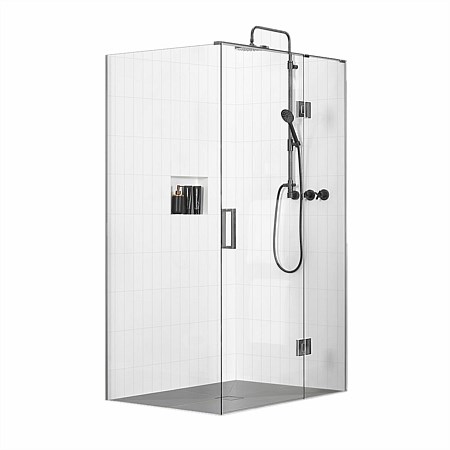 Atlantis Accessible 1200mm 2 Wall Hinged Tile Shower