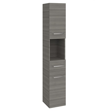 LeVivi Devon Wall-Hung Storage Tower Elm