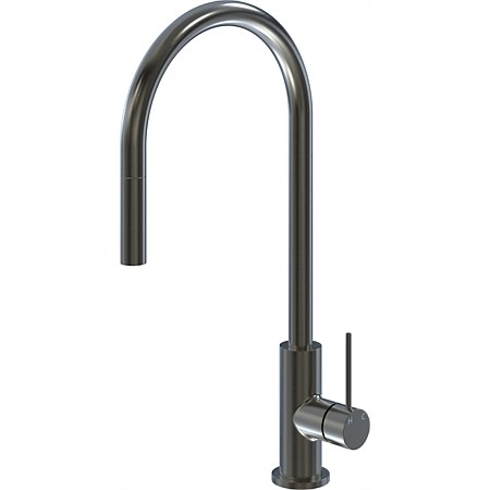 LeVivi Slim Pull-Down Sink Mixer Vapour Black