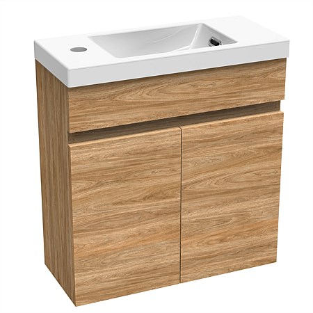 Clearlite Pinnacle 500mm Wall-Hung Hand Basin and Vanity