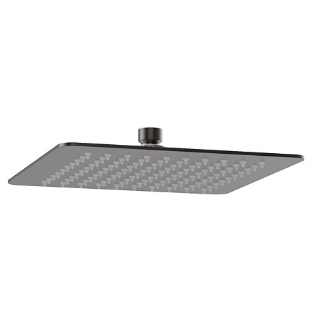 Progetto Venice 250mm Square Rainhead Brushed Gunmetal