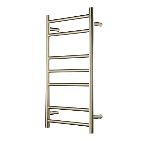 Heirloom Genesis 7 Bar Slim Towel Warmer Brushed Brass