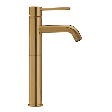 Paini Cox Tall Basin Mixer Brushed Brass