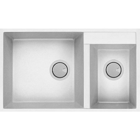 Mercer Duro Milan Double Bowl Sink Insert White