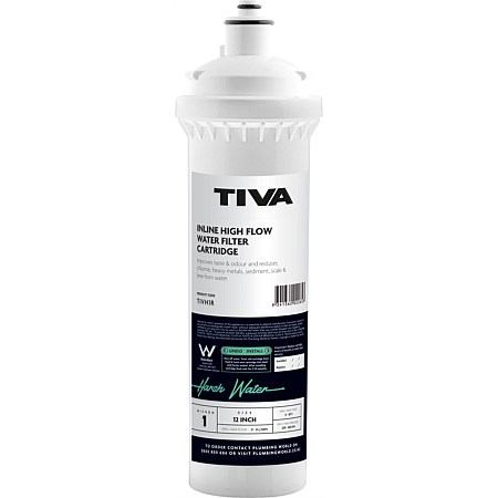 TIVA Inline High Flow Replacement Filter Cartridge for TIVH1 37,500 litre capacity