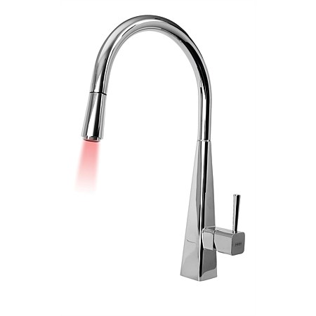 Pyra Pull-Out Sink Mixer with Light Chrome