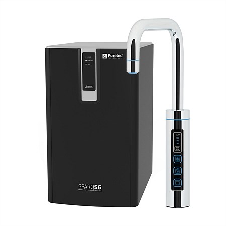 Puretec SPARQ S6 Sparkling, Boiling & Chilled Water Filter System Chrome