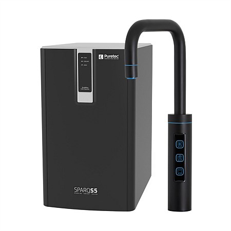 Puretec SPARQ S5 Sparkling, Chilled & Ambient Water Filter System Black