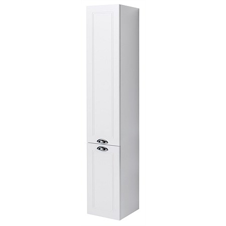 VCBC Burlington English Classic Tall Bathroom Cabinet Matte White