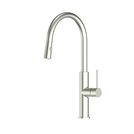 Greens Mika Pull Down Sink Mixer Brushed Nickel