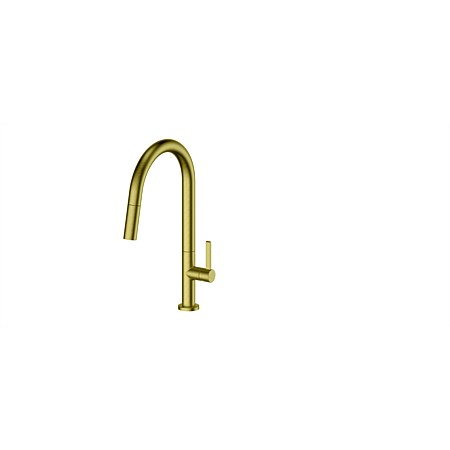 Greens Luxe Pull-Down Sink Mixer Brushed Brass