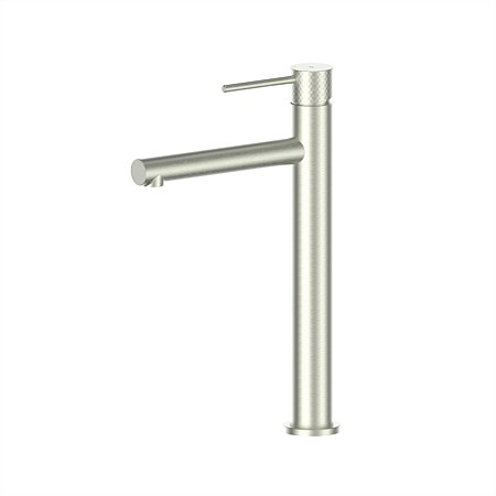 Greens Mika Tall Basin Mixer Brushed Nickel