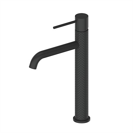 Greens Textura Tower Basin Mixer Matte Black