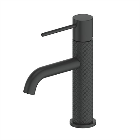 Greens Textura Basin Mixer Matte Black