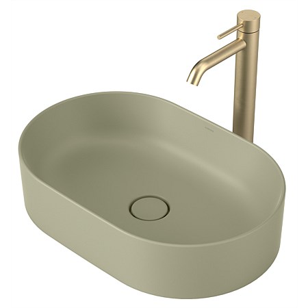 Caroma Liano II Above Counter Basin Matte Green 530mm