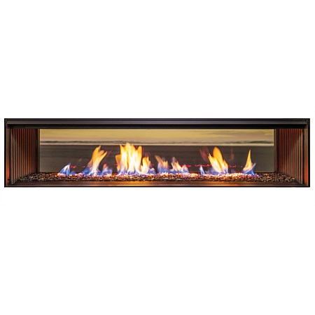 Rinnai Linear 1500 Double Sided Gas Fire LPG Modern