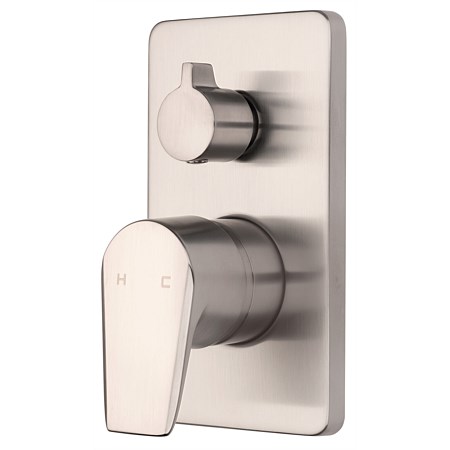 Voda Olympia Diverter Shower Mixer Brushed Nickel