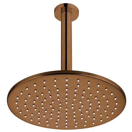 Voda Ceiling Mounted Shower Drencher Round Brushed Copper
